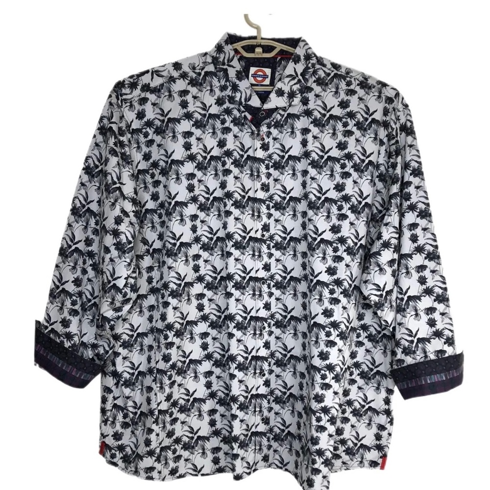 Jermyn & Bond Button Up Floral Shirt 5X
